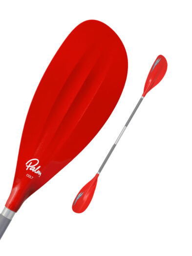 Palm Colt Junior 185+195cm Kayaking Paddle Red