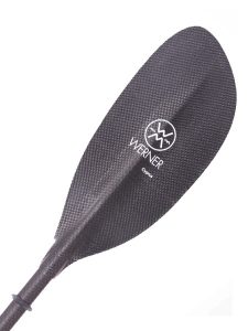 Werner Paddle 2 Part Adjustable Cyprus STR Carbon Kayaking Paddle 215cm Black Blade