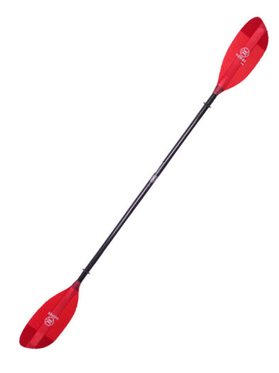 Werner Paddle 2 Part Adjustable Shuna STR Glass Kayaking Paddle 215cm Red