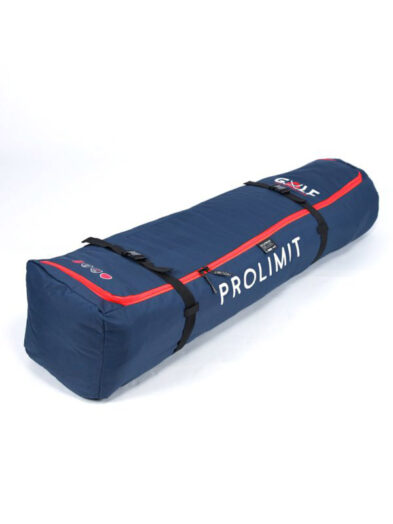 The prolimit golf bag ultra light is our lightest weight kite golf bag. Loading the bag from the top makes it an easy and compact travel bag. The Prolimit golf ultra light fits a complete quiver, 2-3 kites plus board. The Ultra light is padded on the bottom and corners to save weight, remaining part of the bag is made of our heavy duty 600D polyester. The prolimit easy storage loop makes the bag a small package.