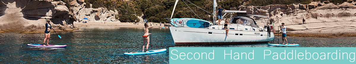 Second hand paddleboarding