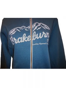 brakeburn mountain full zip hoody blue ladies 2