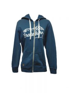 brakeburn mountain full zip hoody blue ladies