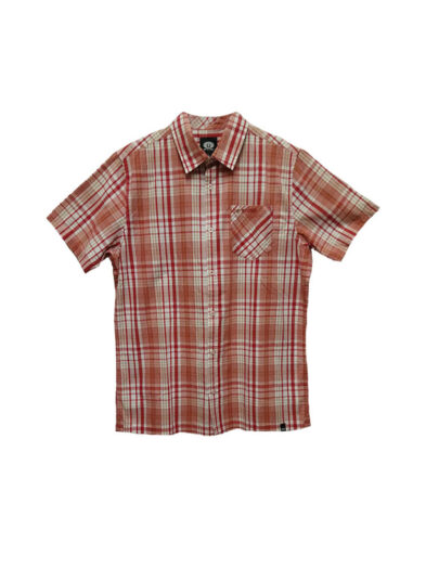 animal cl5sg114 short sleeved shirt rio red mens 5