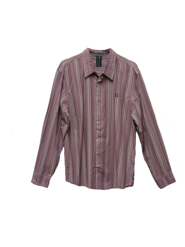 oxbow h9clubby long sleeved shirt lilac mens