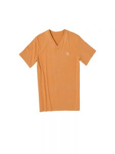 oxbow j1tatinga vee neck t shirt copper mens