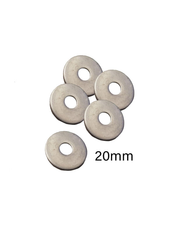20mm Stainless Metal Washers For Windsurfing Fin bolts