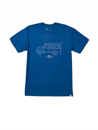 reef expedition tee shirt blue mens