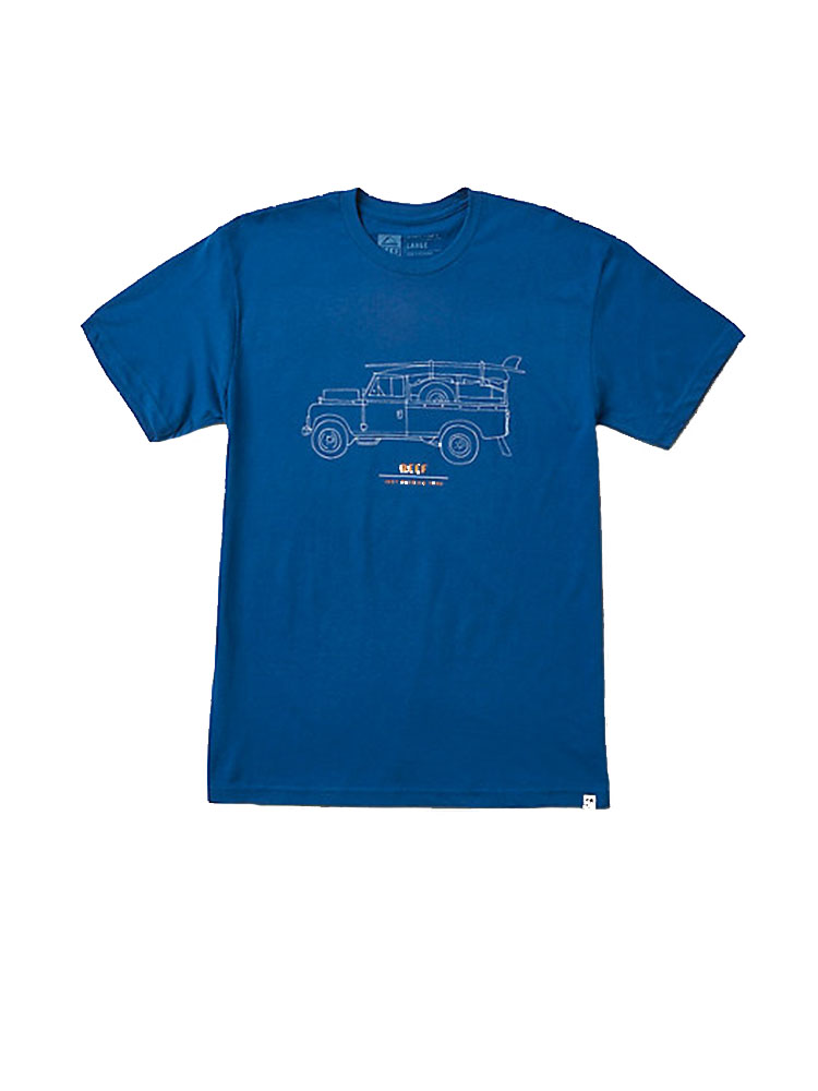 Reef RA3F8GBLU Expedition Tee Shirt Blue Mens | Andy Biggs Watersports