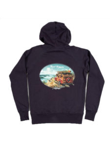 Rietveld Surf Trippin Hoodie Heather Navy