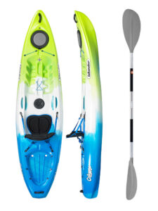 Calypso Sport Emerald with Egalis Alu. Paddle