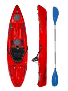 Wilderness Systems Tarpon 100 Red with Drift Paddle Package