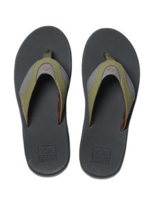 Reef Fanning Olive Rust Mens Flip Flops