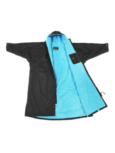 Dry Robe Long Sleeve Black-Blue