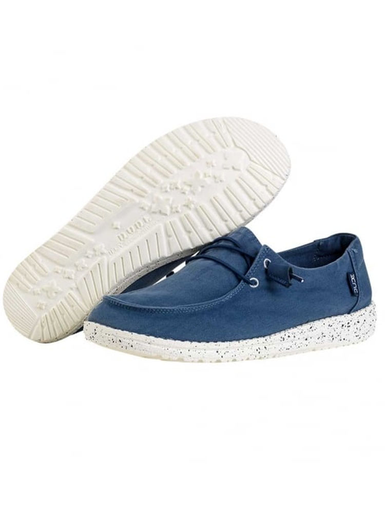 Hey Dude Shoes Wendy Washed Steel Blue | Andy Biggs Watersports