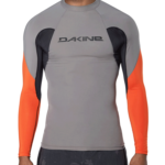 Dakine Heavy Duty Snug Fit Long Sleeve Rashguard 10002280 Carbon