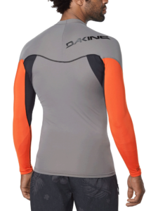 Dakine Heavy Duty Snug Fit Long Sleeve Rashguard 10002280 Carbon2