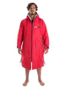 Dryrobe Advanced Long Sleeve Red Grey