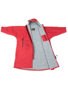 Dryrobe Advanced Long Sleeve Red Grey