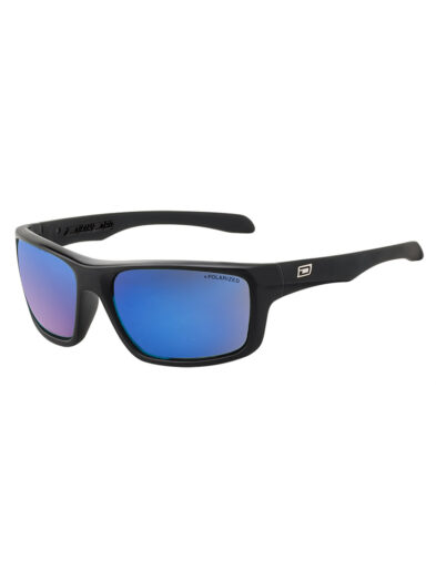 Dirty Dog Sunglasses - Axle - Satin Black - Blue Lens - 53353