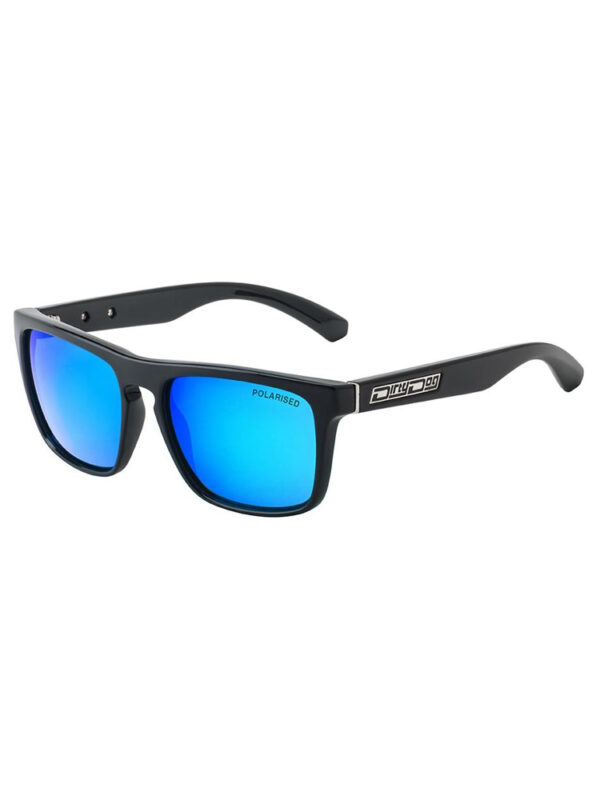 Dirty Dog Sunglasses - Monza - Black Green/Ice Blue Mirror Lens - 53267