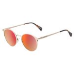 Dirty Dog Sunglasses Howl - Gold Red Fusion Mirror Polarised Lens
