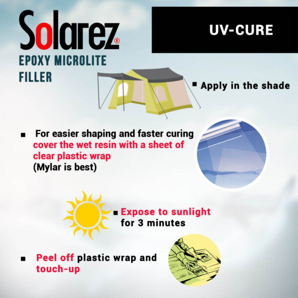 Solarez 1oz Microlite Epoxy Filler Ding Repair