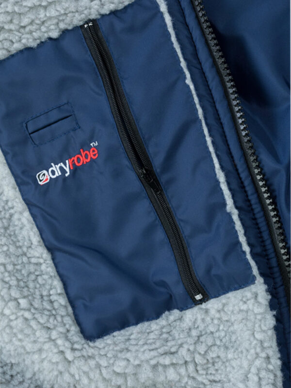 DryRobe Navy-Grey LongSleeve Pocket
