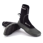 Solite 3mm Heat Mouladble Wetsuit Boots with Socks - Black Grey