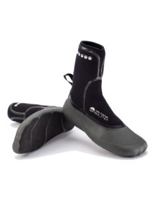 Solite 3mm Heat Mouladble Wetsuit Boots with Socks - Black Grey