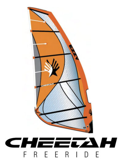 2020 Ezzy Cheetah Freeride Windsurfing Sail - Orange