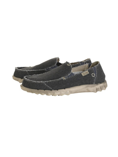 Hey Dude Shoes Farty Natural Black Organic Cotton