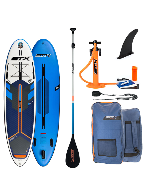 2021 STX 10’6”X 32” Freeride SUP Blue/ Orange - Inflatable Paddleboard Package