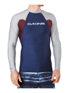 Dakine Heavy Duty Snug Fit Rash Vest LS ON MODEL - Resin - 10001655