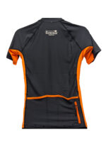 Oxbow J1SLIDE Rash Vest Black Orange Back