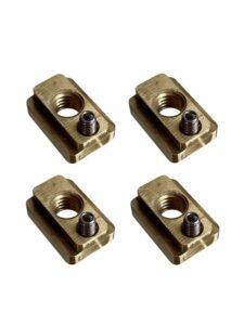 Brass Locking T-Nut Set of 4