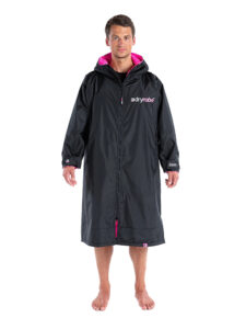 DryRobe Black-Pink - Front - Man - Small