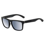 Dirty Dog Sunglasses - Monza - Satin Black Frame/ Grey Silver Polarised Lens 53417