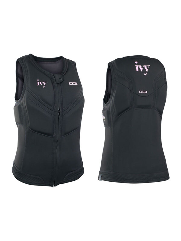 ION Ivy Womens Impact Vest Front Zip – Black – 48213-4169