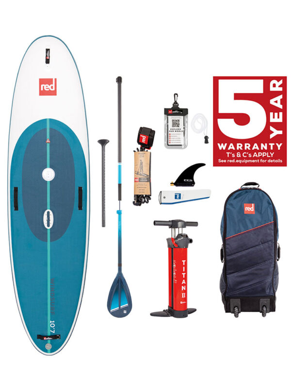 2022 Red Paddle Co 10’7″ x 33″ Windsurf – Inflatable SUP Package