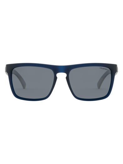 Dirty Dog Sunglasses Monza Satin Blue Frame | Grey Polarised Lens - 53678