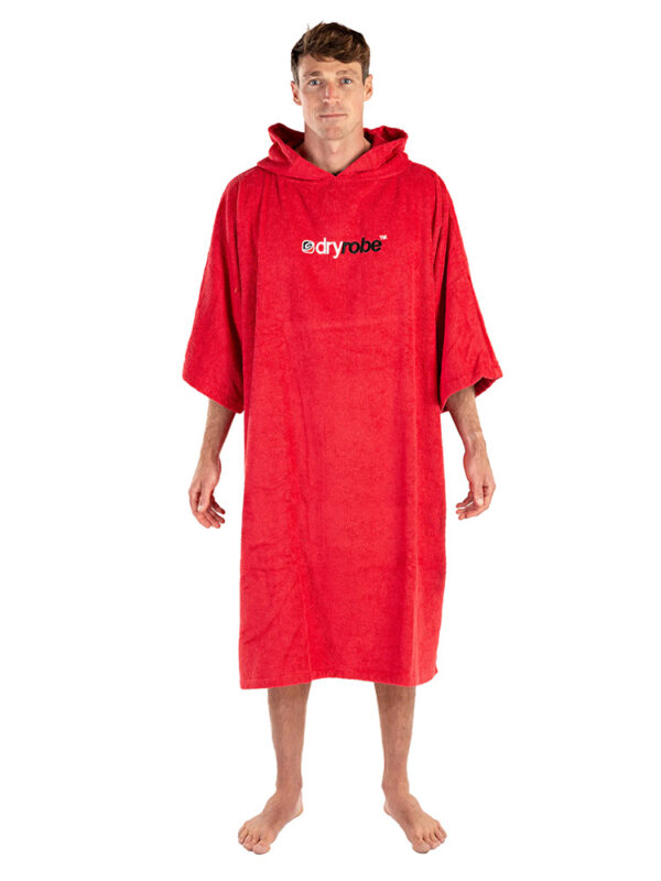Dry Robe Towel Changing Robe - Red