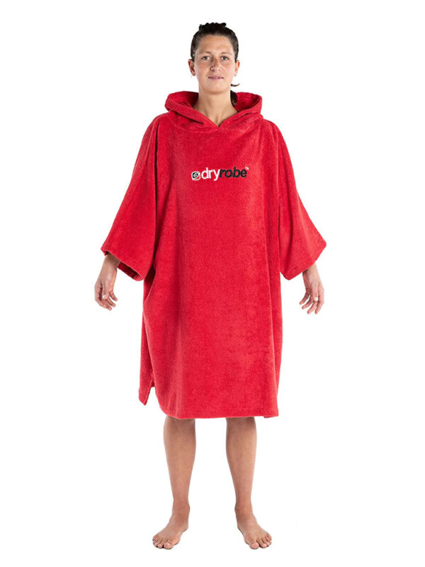 Dry Robe Towel Changing Robe - Red