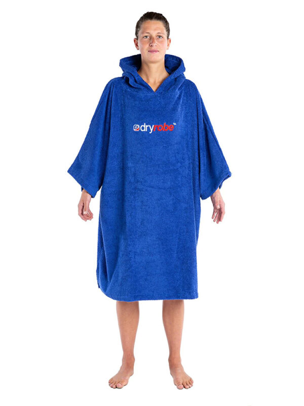 Dry Robe Towel Changing Robe - Royal Blue