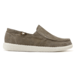 WP150 TAUPE WASHED CANVAS SLIP-ONS