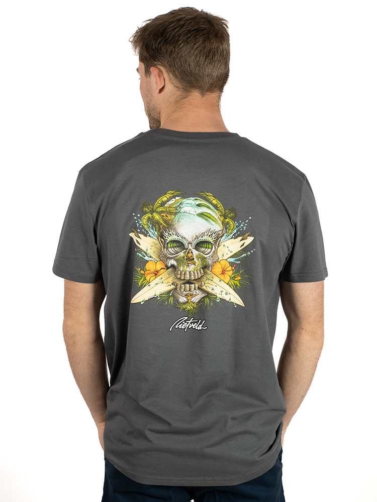 Rietveld Surf Skull Classic T-Shirt - Anthracite