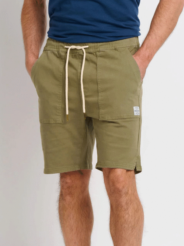 BRAKEBURN CARPENTER SHORTS - KHAKI