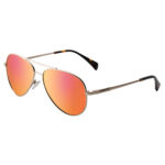 Dirty Dog Sunglasses Maverick (M) Grey | Red Fusion Mirror Polarised - 53748