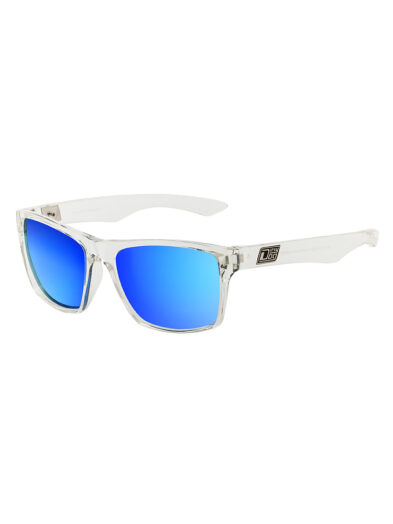 Dirty Dog Sunglasses Vendetta Crystal-Grey | Blue Fusion Mirror Polarised - 53247