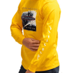 Rietveld Backside Long Sleeve T-Shirt - Gold
